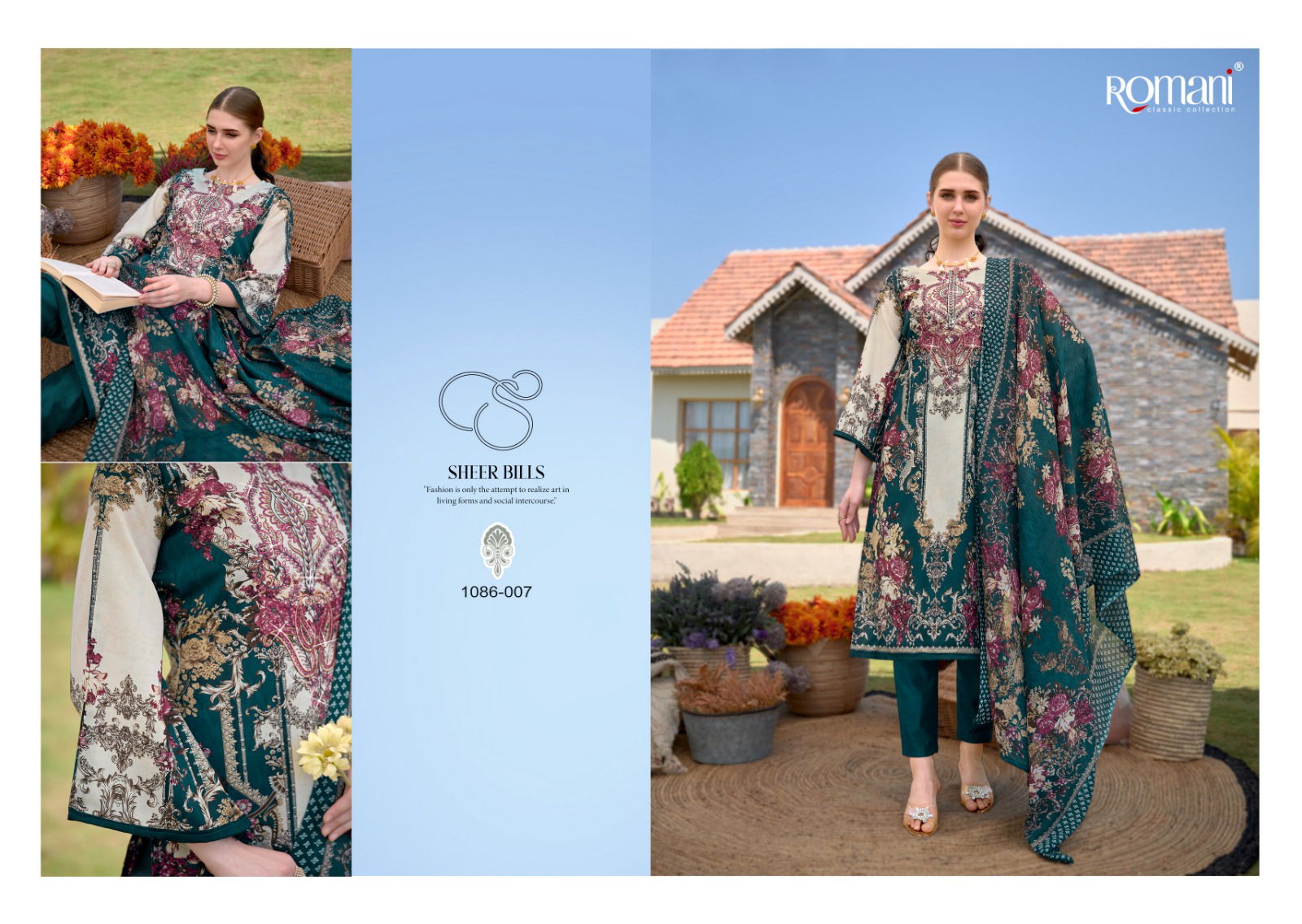 Aarzu Vol 3 By Romani Printed Soft Cotton Dress Material Wholesalers In Delhi
